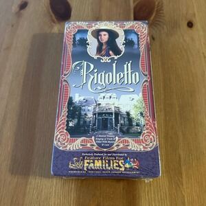 New Sealed Rigoletto VHS Movie Feature Films For Families Musical Fantasy